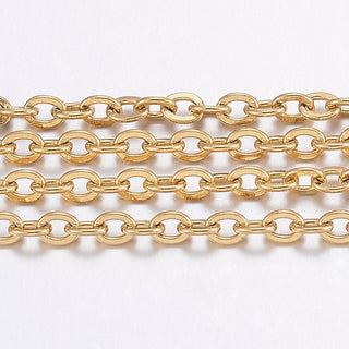 Aluminium Twisted Curb Chains, Diamond Cut Chains, Unwelded, Rose Gold, 10x6.5x1.8mm.  *Sold by the Foot