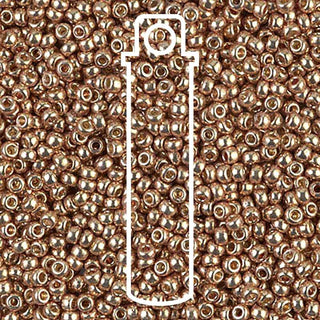 11/0 Miyuki Round Seed Beads (Duracoat Galvanized Champagne)  *approx 23 gram tube