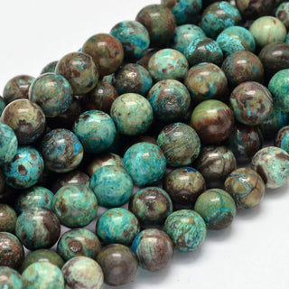 Jasper  (Natural Ocean Jasper) *8mm  (approx 50 Beads)