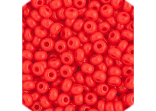 11/0 Miyuki Round Seed Beads  (Opaque Light Red)  *approx 24 gram tube