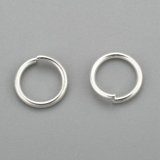 304 Stainless Steel Jump Rings, Open Jump Rings, Silver, 24 Gauge, 4x0.5mm, Inner Diameter: 3mm (Packed 200 Rings)