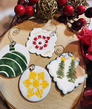 Christmas Ornaments!  Basic Enamelling Class (*With Special Visitor Instructor: Caroline Andrews of Emporium Vitreum Enamel Supply!) *Sunday Dec 1st. Noon to 4pm. *Beginner Level