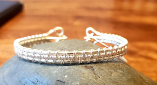 Wire Weaving Silver Plate Bracelet with Amita!  (No experience Needed).  2-3 hr class.  DEC 7th (Saturday).  11:00 to 2:00pm