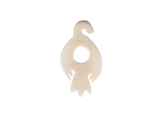 Bone Pendant.  Large Hand Carved Eagle.  49 x 25mm size.  Sold Individually.