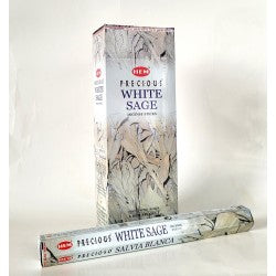 Incense:  HEM.  Precious White Sage .  (20 Sticks/ Box)
