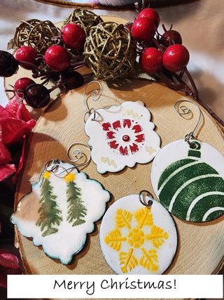 Christmas Ornaments!  Basic Enamelling Class (*With Special Visitor Instructor: Caroline Andrews of Emporium Vitreum Enamel Supply!) *Sunday Dec 1st. Noon to 4pm. *Beginner Level