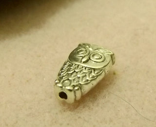 Owl Bead (10 x 7mm)  *Packed 10 - Mhai O' Mhai Beads
